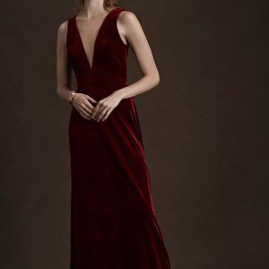 Jenny Yoo Logan Dress (Dark Berry)